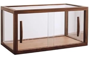 DQSPDBD Bakery Display Case, Wood Countertop Cabinet with Glass Doors, Pastry Display Case for Baked Goods Cookie Dessert Cupcake