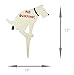 Private Label Private Label Funny No Dumping Cast Iron Yard Stake Dog Sign