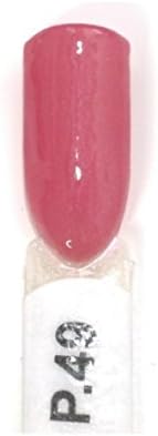 EZ DIP Gel Color Dip Powder P.49 Solid Medium Cranberry Pink Dipping Powder 2oz. Jar