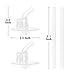6 PCS(2 Straws+2 Cleaning Brushes) for Thermos Replacement Straws with 2 Silicone Stems, Compatible with Thermos Funtainer 12 Ounce Bottle F401(with a carry loop), Drinking Straws Set with Cleaning Brushes