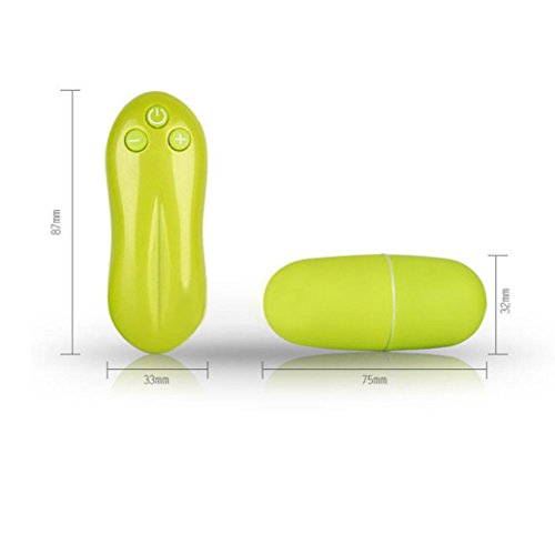 Compia Best Fun Unique Stimulation Waterproof Wireless Remote Control Shacking Shock Massager Egg Vibrator Adult Sex Toys For Woman Gifts (Green) - Thumbnail 3