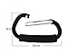 Dxg 2 Pack 13.58cm Grocery Bag Holder Handle Carrier Tool Grip Your Tote, Shopping and Plastic Bags with Packing Box, Black
