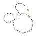 Hapito Puka Shell Necklace Choker for Women Men Girls - Natural Seashell Necklace Corded Pearl Choker Hawaiian Beach Jewelry