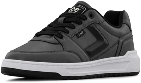 Amazon.com | Lee Men's Specter Retro Court Fashion Sneaker, Black