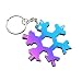 19 In 1 Snowflake Shape Multifunctional Screwdriver Stainless Steel Multi-Tool Gadget - EDC Gadgets Gadgets - 1pc x leveling beam