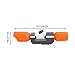 Scope Sight for Nerf Gun Toy, Plastic Scope Sight Attachment with Reticle Accessory for Nerf Modify Toy
