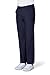 French Toast Little Boys' Flat Front Double Knee Pant with Adjustable Waist, Navy, 7