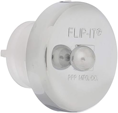 P P P Mfg DF10-100 Flip It Universal Tub Stopper Chrome Lated
