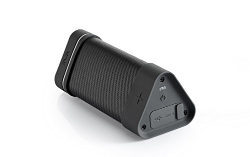 Hercules WAE Outdoor 04Plus FM, Wireless Bluetooth Speaker [Waterproof, Dust-, Shock-Resistant, featuring a built-in FM radio]