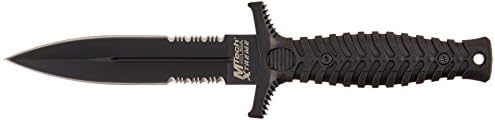 MTech USA XTREME MX-8089BK Fixed Stainless Steel Blade Knife, Includes Nylon Sheath With Abs Insert, 9.5-Inch