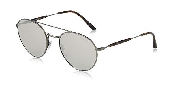 Amazon.com: Gafas de sol Giorgio Armani AR 6075 30036G Mate GUNMETAL :  Ropa, Zapatos y Joyería