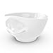 Tassen Bowl, happy, glazed white 16.9oz / 500ml