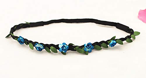 Accessories Pda - 3pcs Lot Fashion Women Bride Flower Headband Bohemian Style Rose Crown Hairband Ladies Elastic Beach - Accessories Headband Artificial Dried Flowers Crown Hawaiia - Thumbnail 5