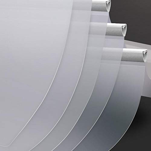 Nifera 10 Pcs Transparent Folder Resume Presentation File Folders Report Cover with Sliding Bar Manager Binder for A4 Size Paper