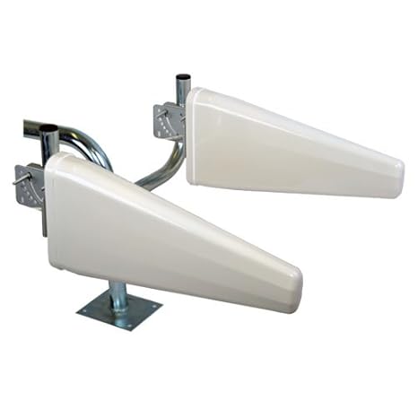 LTE Hochleistungs - LTE LOG Antenne (800MHz, 1800, 2600) 20dBi - inklusive 10Meter Twin-Antennenkabel - LTE MIMO Richtantenne