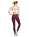 baleaf Women's Ankle Legging Athletic Yoga Hiking Workout Running Pants Inner Pocket Non See-Through Ruby Wine Size L
