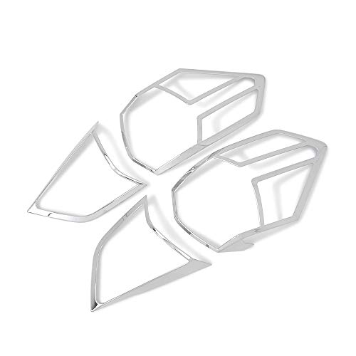 Kadore for Nissan Rogue 2014-2016 Chrome Rear Tail Lights Lamp Cover Trim Frame Exterior Accessories 4-pc