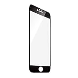 iPhone 6 Plus Screen Protector, iPhone 6S Plus Screen Protector, Electroplating Mirror Effect Film, Ballistic Tempered Glass Protector F-color™ Maximum Protection from Bump Drop Scrape 9H Black