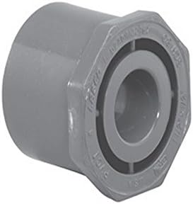 Lasco 837-251 5.08 cm SPG x 3.81 cm Slip Schedule 80 PVC Reducer Bushing 837-25