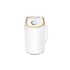 LMM Lave-Portable Machine Single Barrel bébé entièrement Automatique Roue d’accueil Petite Mini Lave-Linge Blanc Mini…
