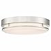 Altair Lighting Brushed Nickel 14 Wide Flushmount Ceiling Light LED 21W Dimmable 3000K Energy Star