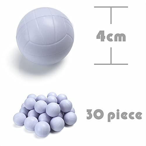 30 Pack 1.5" Foam Sports Balls, Mini Foam Basketballs, Mini Foam