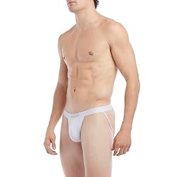 2(X)IST Men's Sliq Jock Strap Bright White
