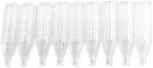 100PCs Disposable Tattoo Tips Mixed Size - 1R 3R 5R 3F 5F Disposable Tattoo Tips