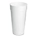 Dart 20J16 Foam Drink Cups, 20oz, 25 Per Pack (Case of 500)