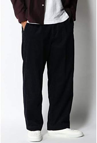 Amazon イッカ メンズ Ikka 8w コーデュロイワイドパンツ 58ネイビー 94 Large ロングパンツ 通販