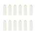 Mega Candles 12 pcs Unscented Round Dome Top White Pillar Candles, Low Cost Single Use Event Wax Candle 3 Inch x 9 Inch, Ideal for Weddings, Parties, Celebrations, Occasions, Florists, Prayers, Vigils