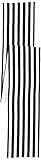 Ling's moment Classical Durable Black and White Striped Table Runner - Cotton Canvas Fabric Table Top Decoration 12