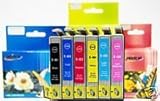 12PK Epson T048(2PK-T0481 2PK-T0482 2PK-T0483 2PK-T0484 2PK-T0485 2PK-T0486) Replacement Ink Cartridge For Epson Stylus Photo R200 R220 R300 R300M R320 R340 RX500 RX600 RX620. by PRITOP