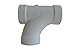ZVac 5 Pack Central Vacuum Fittings Sweep T 3-Way Fittings Replacement Compatible for All Central Vacuum Systems