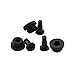 ZRM&E 8pcs 10mm Hard Disk Drive Screws and Shock Absorption Rubber Washer Kit PC Hard Disk Drive Mounting Accessories for 3.5 inches HDD SSD