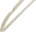 Utopia Home Velvet Baby Hangers (Pack of 25) - Small Clothes Hanger - Non Slip - Space Saver (Ivory Color)