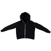 RSGMU Fur Hood Jacket Men Hoodie Zip Up Y2k Zip Up Hoodie Y2k Hooded Jacket Warm Winter Coat for Men with Hood Fur Collar
