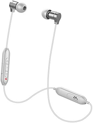 [VFAD] Bluetooth Headsets,Bluetooth V4.2 Wireless Sports EarBuds Sweatproof Stereo Earphones in Ear With Mic Headset Noise Cancelling Headphones (White)