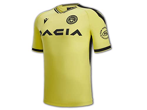 Macron Unisex Trikot Away Udinese Fußball 2022/23, Weiß, XL