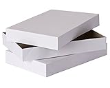 2 Coat White Gift Boxes, 19 x 14.25 x 4 Inches