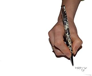 Comfort Twist Cross Compatible Black Ballpoint Pen with Saturn Ring (Black Onyx)