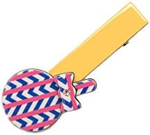 Via Dagnino Lollipop Chevron Girls Cellulose Acetate Hair Clip