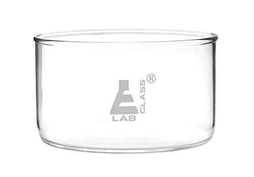 United Scientific CrystalClear Crystallizing Dish 500mL, Flat Bottom