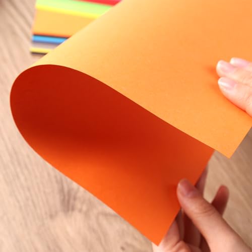 VGOODALL 40 Stück Tonpapier Bunt, Bastelpappe in Bunt Papier Bastelpapier 180 g/m² Druckerpapier Premium Tonzeichenpapier Craft Paper zum Basteln Drucken