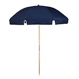 7.5 ft.Steel Commercial Grade Beach Umbrella Ash Wood Pole