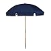 7.5 ft. Steel Commercial Grade Heavy Duty Beach Umbrella with Ash Wood Pole & Acrylic Fabric