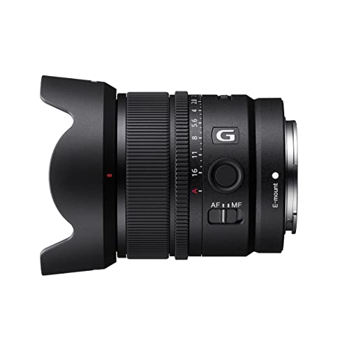 Sony SEL15F14G - 15mm F1.4G, Wide Angle Bright Lens for Full Format & APS-C, E-Mount, Ideal Street, Vlog & Travel, Compatible A7, ZV-E10, A6400/A6700