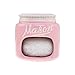 Goodscious Mason Jar Ceramic Sponge Holder Farmhouse Kitchen Decor Sponge Caddy - Sink Organizer - Ceramic Sink Caddy for Rustic Kitchen Counter Decor (Pink)
