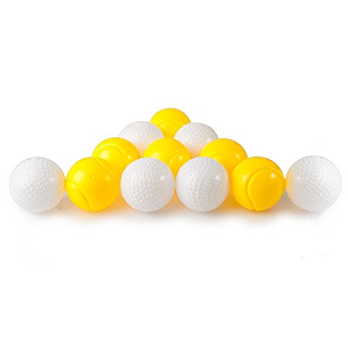 Dimple Power-Pro Kids White Plastic Pitching Machine Balls (12 balls/pack)