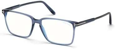 Amazon.com: Tom Ford Eyeglasses FT 5695 -B 090 Shiny Transparent